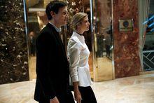 Jared Kushner en Ivanka Trump in Trump Tower