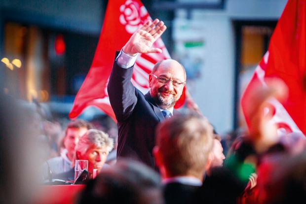Martin Schulz 'De toekomst van de SPD is in de oppositie. Maar in Europa is er nog altijd een sterke linkse energie.'