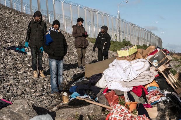 Vluchtelingenkamp in Calais