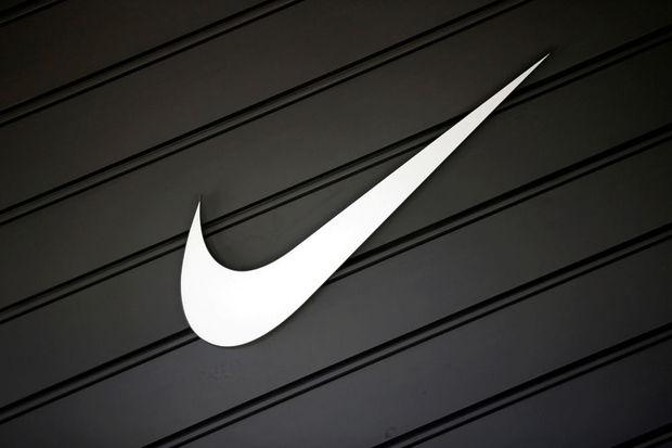 Het bekende Swoosh-logo van Nike.