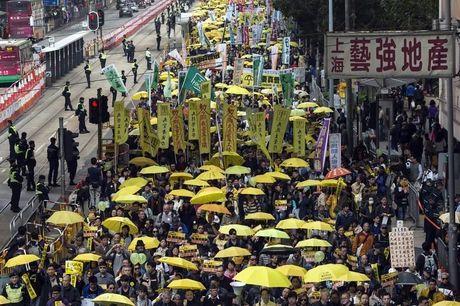 Demonstranten Hongkong 