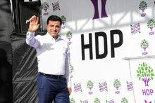 Voorzitter van de pro-Koerdische democratische volkspartij HDP, Selahattin Demirtas.