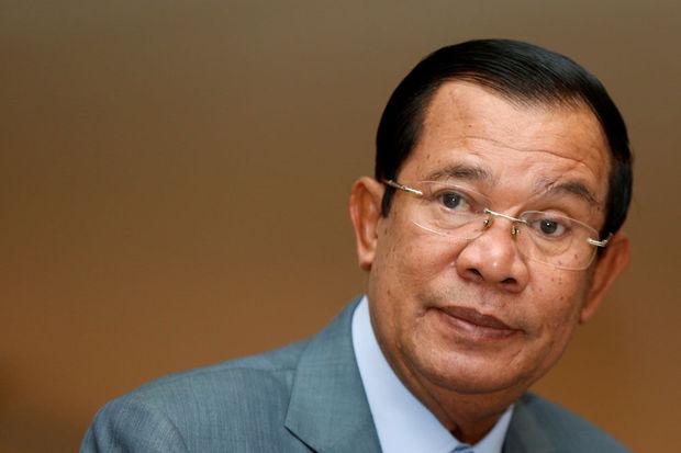 Cambodjaanse premier Hun Sen.