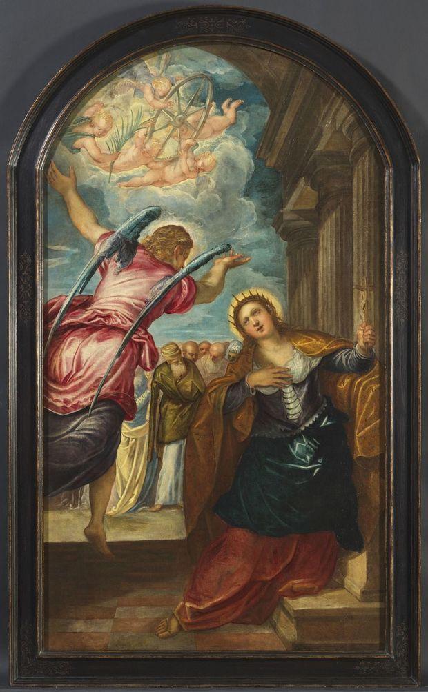 Het altaarstuk van Tintoretto