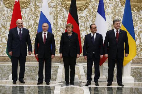 De leiders van Oekraïne, Rusland, Duitsland en Frankrijk kwamen bijeen om een oplossing te zoeken voor het conflict in Oost-Oekraïne.