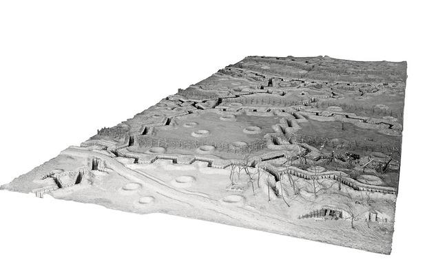 De Siegfriedstellung - door de geallieerden Hindenburglinie genoemd - wordt een aantal kilometer achter de contactlinie opgebouwd. Ze bestaat uit solide stellingen, opgetrokken uit zo'n 100.000 ton cement.