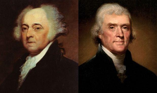 John Adams en Thomas Jefferson