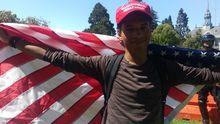 Matt, uit Sacramento, is aanhanger van president Trump.