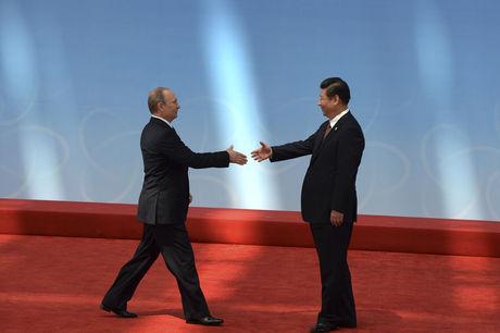 Vladimir Poetin en Xi Jinping.