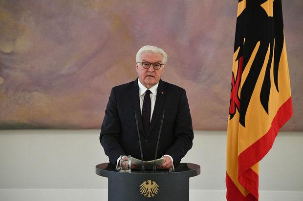 De Duitse Bondspresident Frank-Walter Steinmeier roept de Duitse partijen op tot gespreksbereidheid
