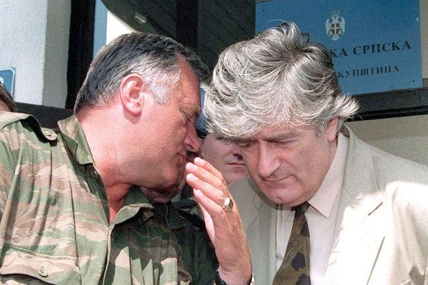 Ratko Mladic en Radovan Karadzic