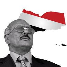 Ali Abdullah Saleh, na 33 jaar van de macht verdreven.