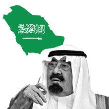 Abdullah Al Saud, aan de macht sinds 2005.