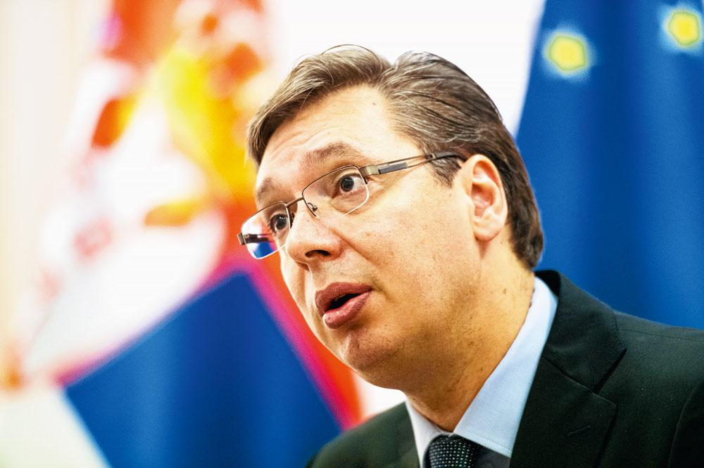 Aleksandar Vucic: 'Hij is onze beste kans op stabiliteit', klinkt het bij Europese diplomaten.