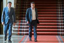 Bart De Wever (N-VA) en Benoît Lutgen (CDH)