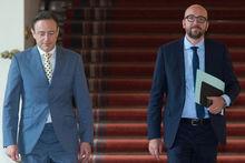 Bart De Wever (N-VA) en Charles Michel (MR)