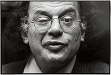 Beatpoet Allen Ginsberg in Gent in 1984.