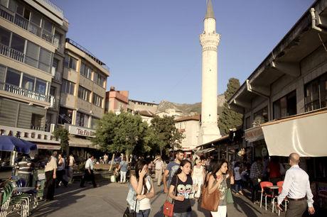 Straatbeeld in Hatay, Turkije. 