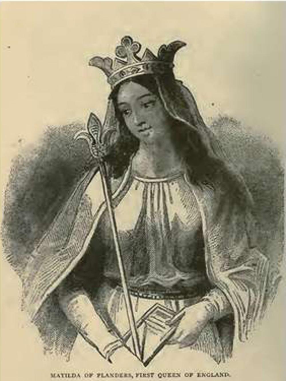 Gelijkend op Victoria: koningin Mathilde in Agnes Strickland, Queens of England (1882).