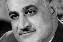 Gamal Abdel Nasser, de Egyptische president van 1956 tot 1970.
