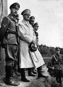 Heinrich Himmler en Adolf Hitler 