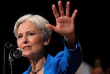 Jill Stein, presidentskandidaat van de Green Party, wil de stemmen in drie sleutelstaten herteld zien.