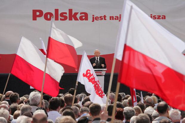 Toespraak van Jaroslaw Kaczynski tijdens de presidentsverkiezingen in 2010