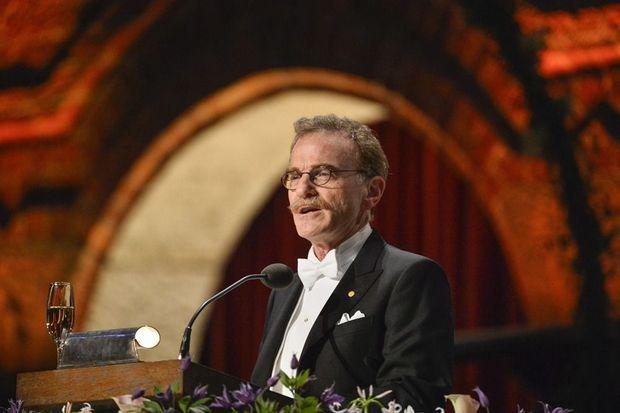 Randy Schekman in 2013 bij de Nobelprijsuitreiking