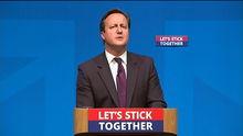 De Britse premier David Cameron doet een ultieme poging om de Schotten te overtuigen om bij Groot-Brittannië te blijven. 