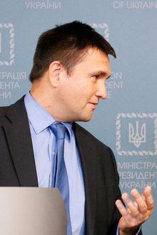 Pavlo Klimkin, minister van Buitenlandse Zaken van Oekraïne