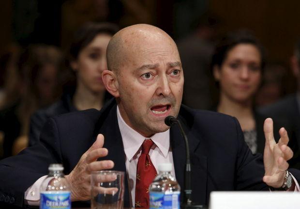 Retired Navy Adm. James Stavridis, former NATO Supreme Allied Commander, testifies before a Senate Appropriations State, Foreign Operations and Related Programs Subcommittee hearing on 