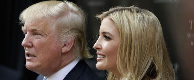 Donald Trump en zijn dochter Ivanka.