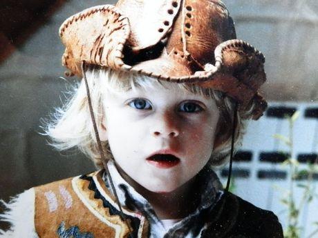 Jonathan Jacob, 7 jaar. En cowboy.