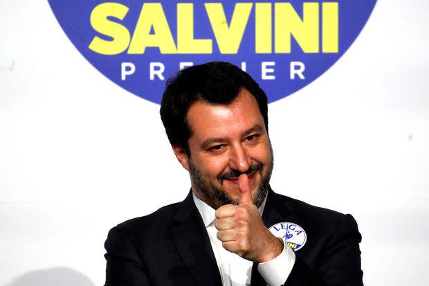 Lega-voorzitter Matteo Salvini
