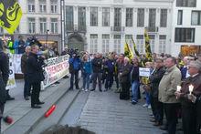 Pegida Vlaanderen demonstreert in Gent: 'U zal het met een Antwerps accent moeten doen'