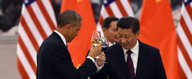 Barack Obama en Xi Jinping