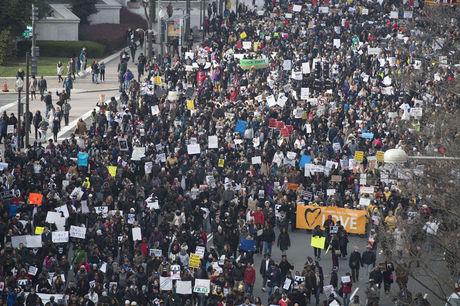 Duizenden manifesteren in Washington voor burgerrechten