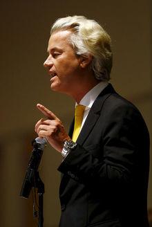 Geert Wilders in het Curtis Culwell Center