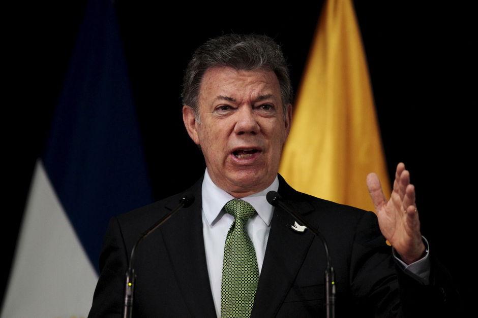 Juan Manuel Santos, president van Colombia