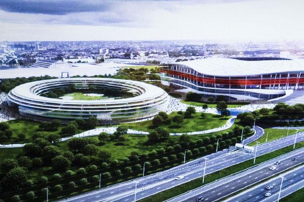 Het nieuwe Eurostadion in Brussel