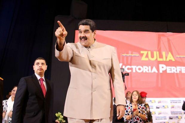 De Venezolaanse president Nicolas Maduro, Maracaibo, Venezuela, 16 december 2017. 
