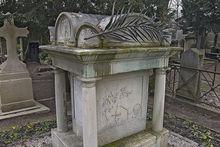 Het graf van Antoine-Augustin Parmentier in Parijs