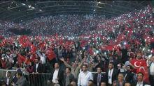 Zo'n 25.000 mensen woonden de toespraak van de Turkse president Recep Tayyip Erdogan bij in Hasselt.