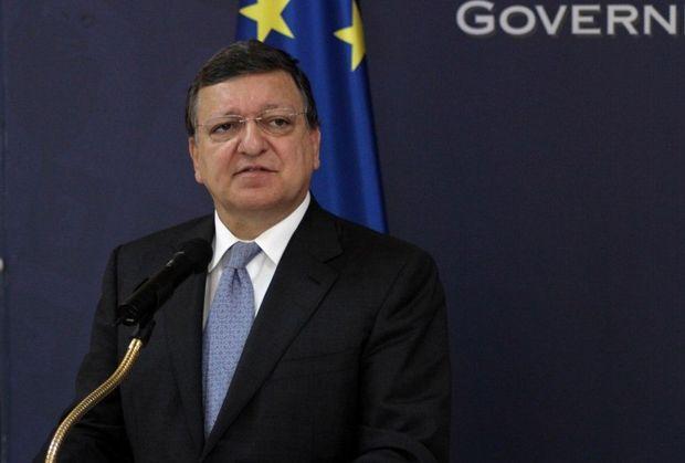 José Manuel Barroso. 'De man die het voorbeeld zou moeten geven aan de 37.500 dik betaalde ambtenaren bij de Commissie.'
