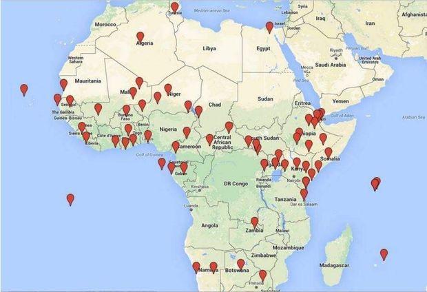 Amerikaanse basissen in Afrika 