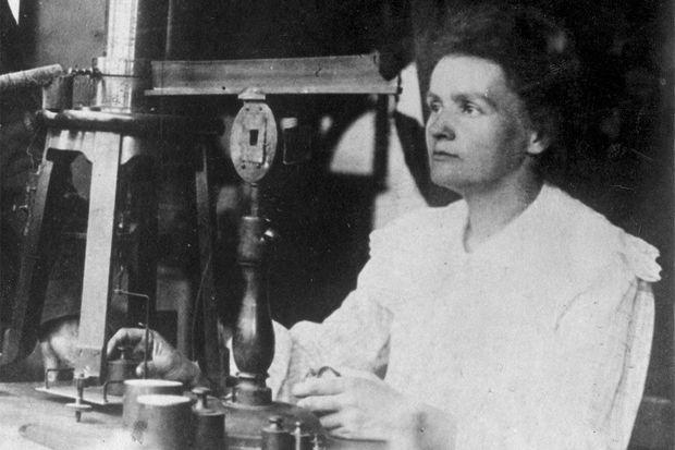 Foto van scheikundige Marie Curie
