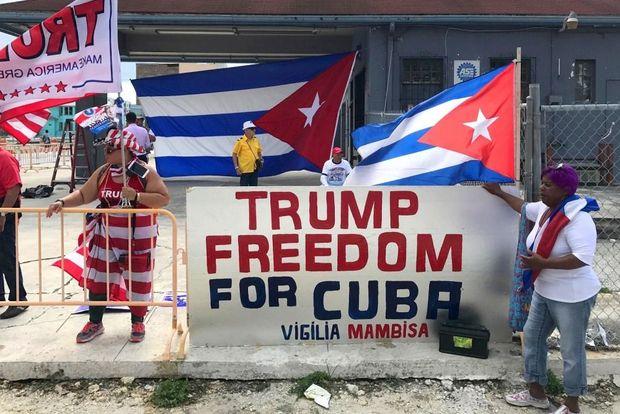Heel wat Cubaans-Amerikanen uit Florida zijn voor een hardere aanpak van het Cubaanse regime. 