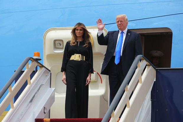 Donald en Melania Trump