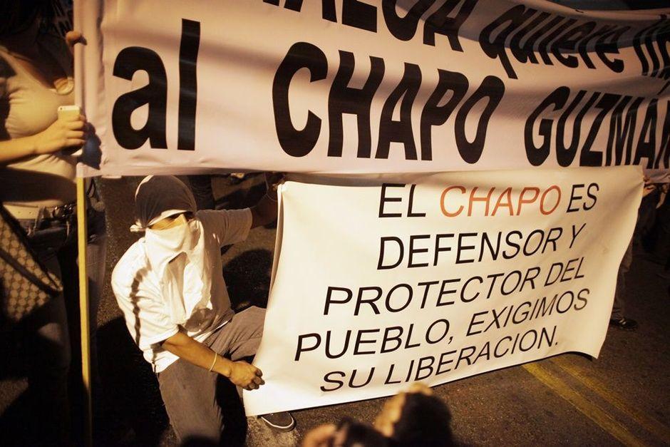 Manifestatie voor de vrijlating van Guzman in 2014