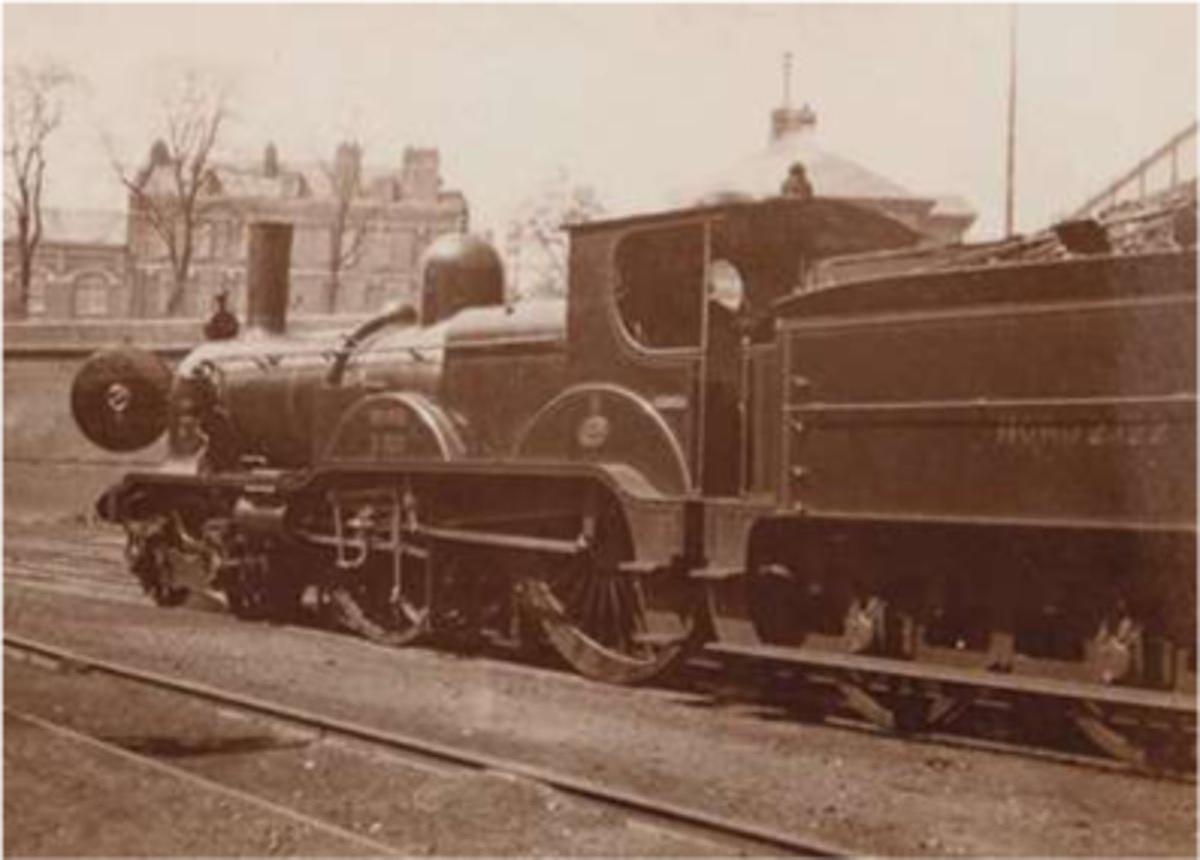 Une des deux locomotives construites par la la Société alsacienne de constructions mécaniques (SACM) en 1891 et revendues en 1903 à la compagnie du Nord-Belge.